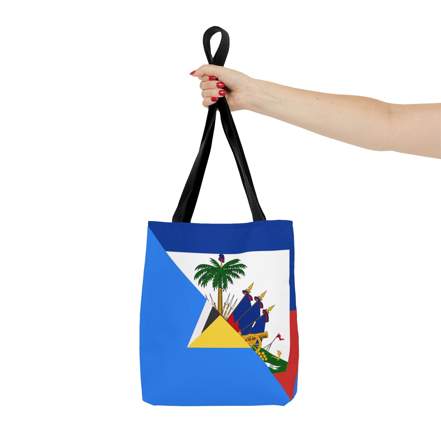 Haiti St Lucia Flag Haitian Tote Bag | Shoulder Bag