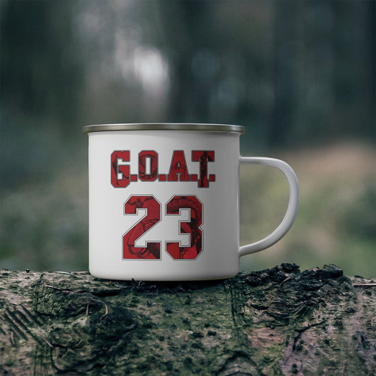 GOAT 23 | Chicago Basketball G.O.A.T. 12oz Enamel Mug