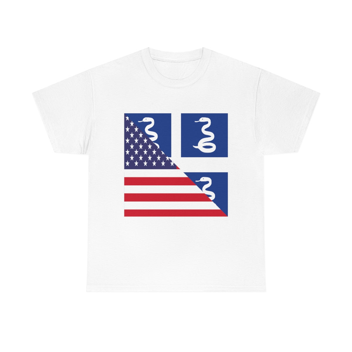 Martinique American Flag Half Martinician USA T-Shirt | Unisex Tee Shirt