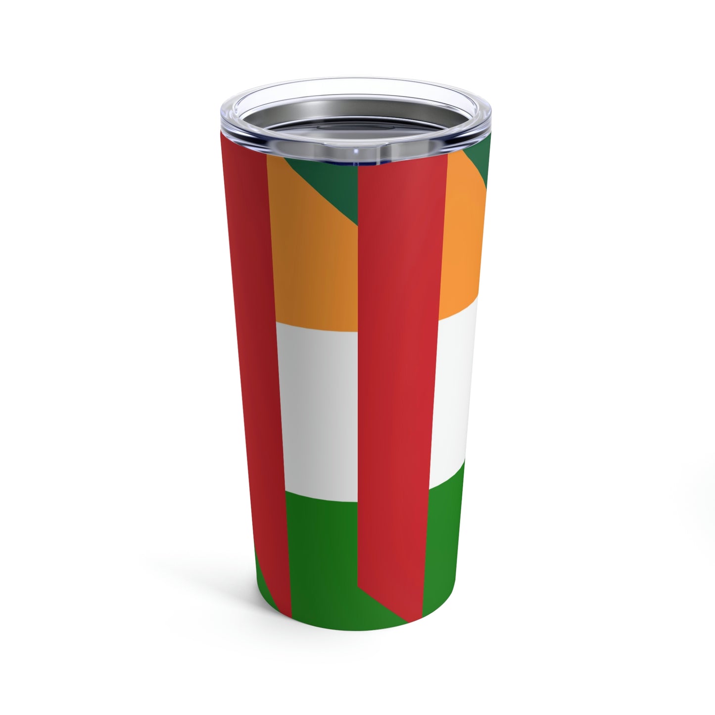 Indian Mexican Flag Half India Mexico Tumbler 20oz Beverage Container