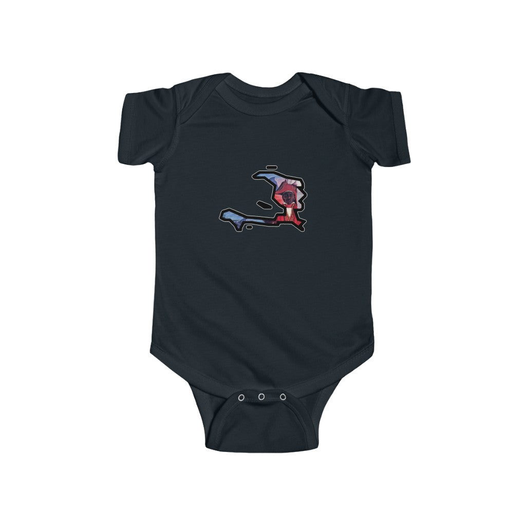 Jean Jacques Dessalines Island Baby Bodysuit | Haiti Ayiti Haitian