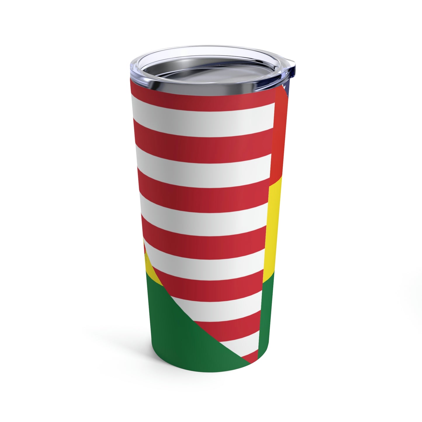 Bolivian American Flag Bolivia USA Half Tumbler 20oz