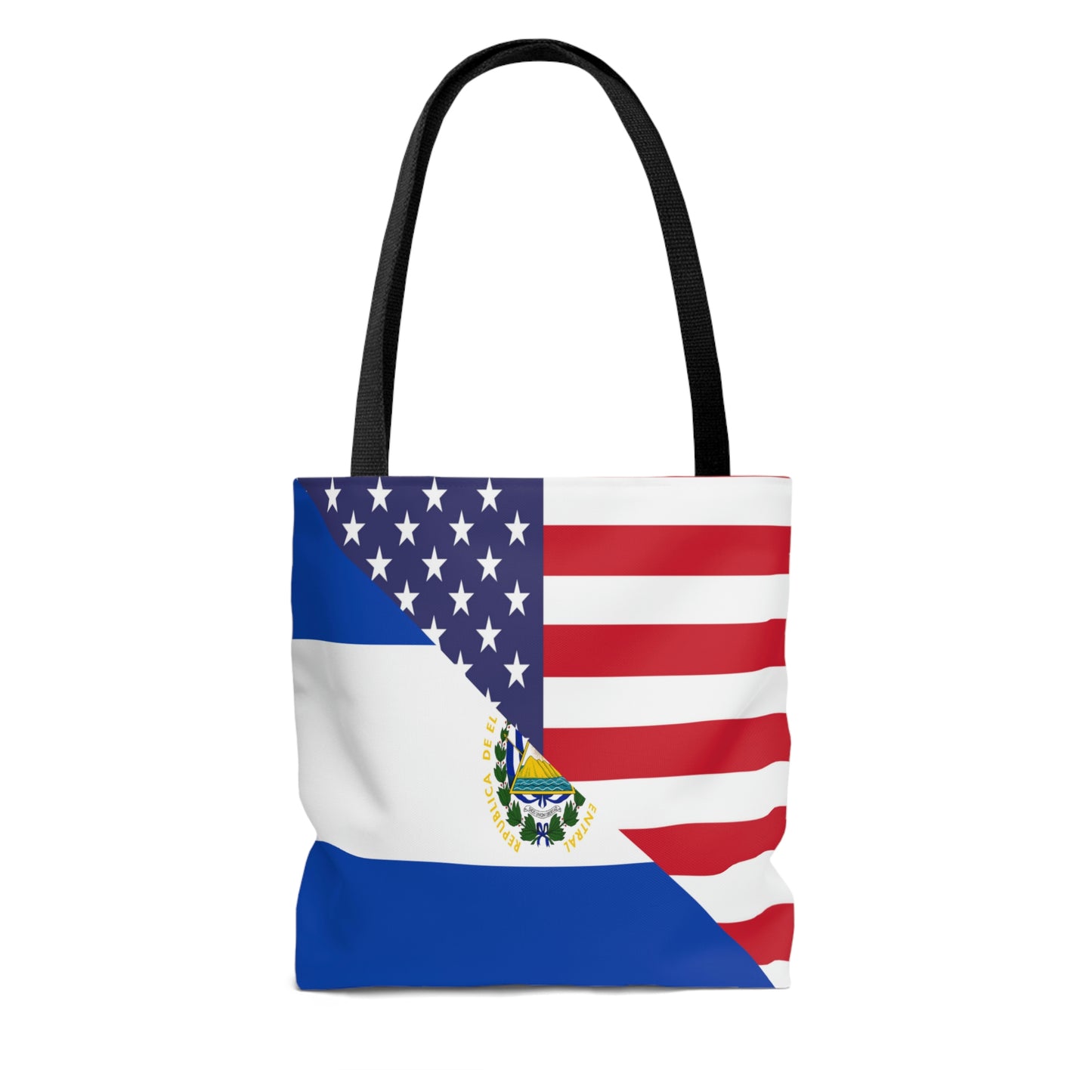 El Salvador American Flag USA Tote Bag | Shoulder Bag