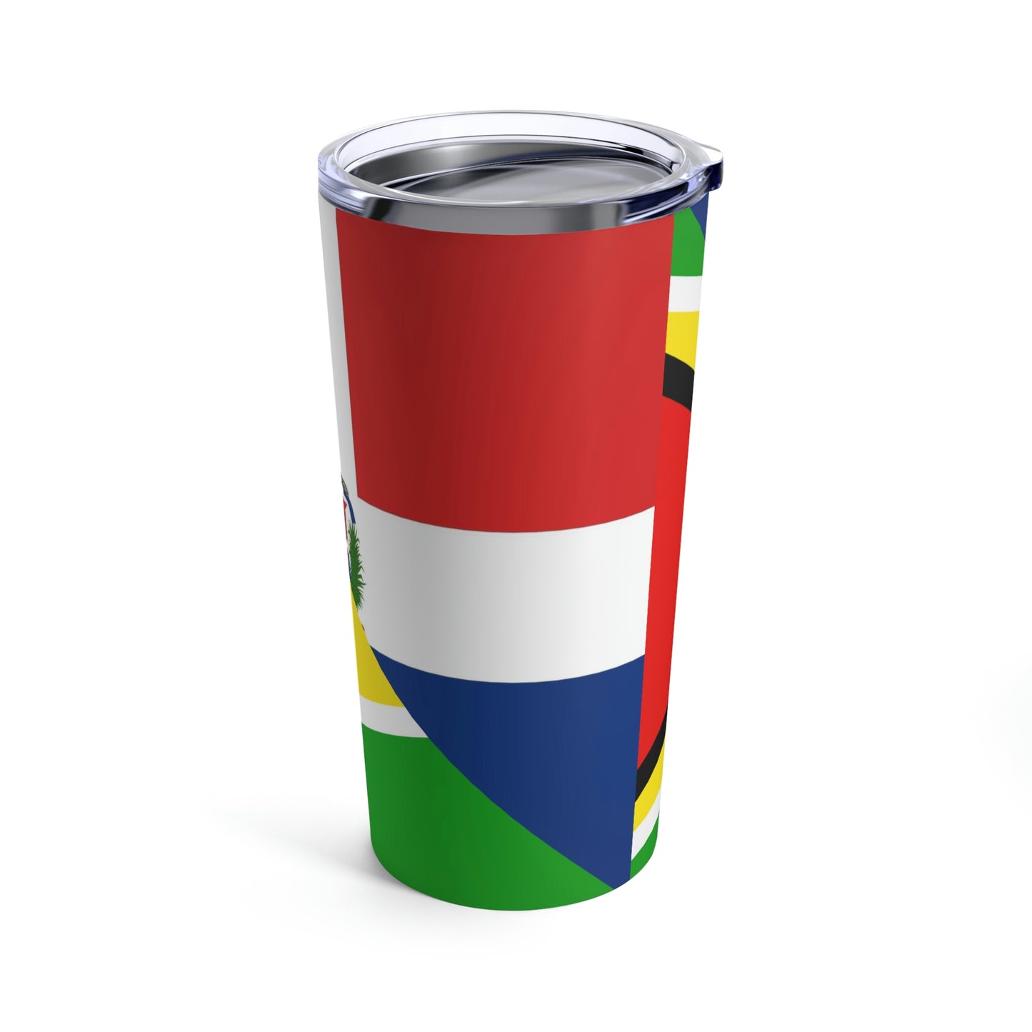 Guyanese Dominican Flag Guyana DR Tumbler 20oz