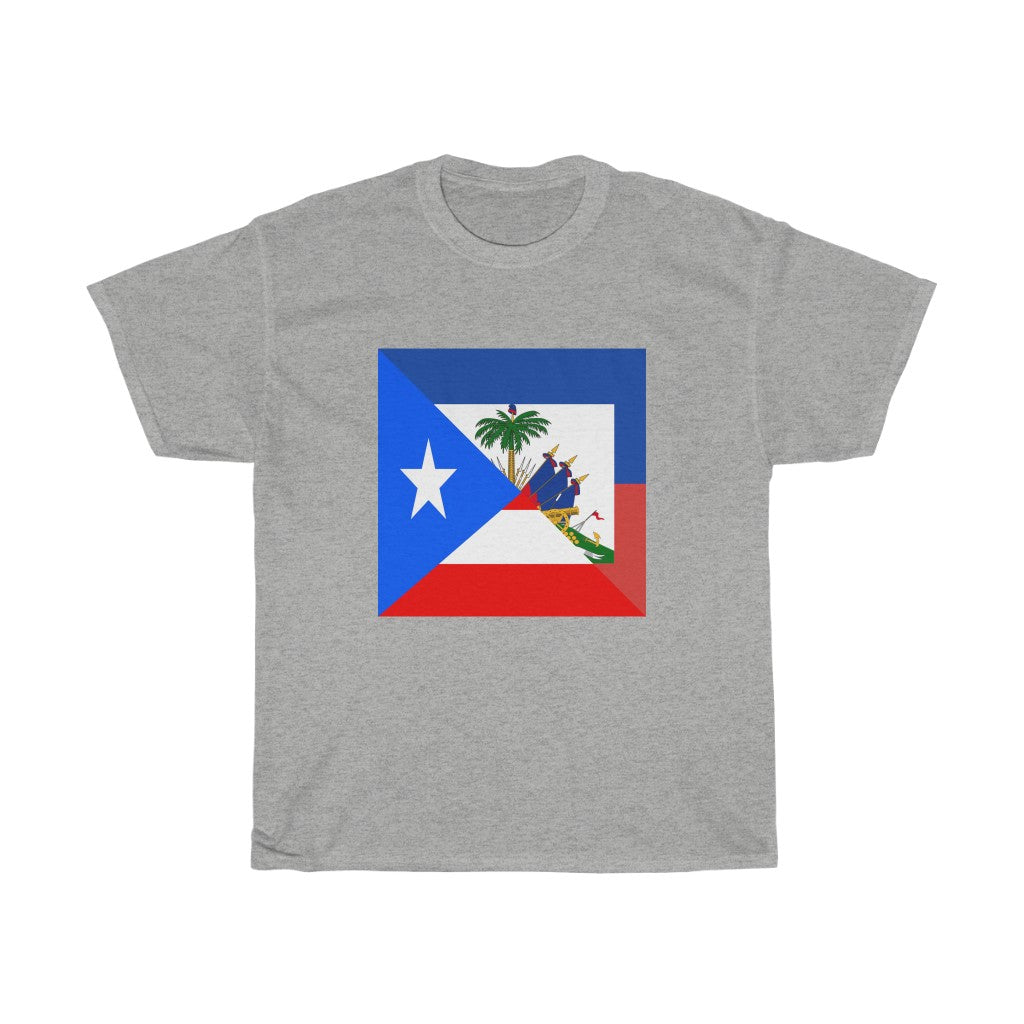 Puerto Rican Haitian Flag Tee | Unisex Boricua Haiti Shirt