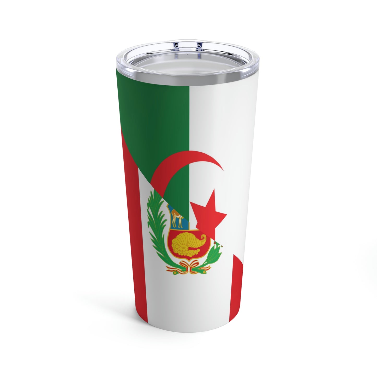 Peruvian Algerian Flag Peru Algeria Tumbler 20oz