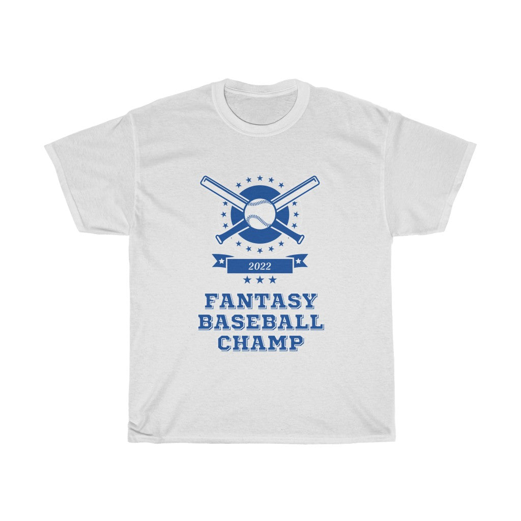 Fantasy Baseball Champ 2022 T-Shirt | Fantasy Champion Tee