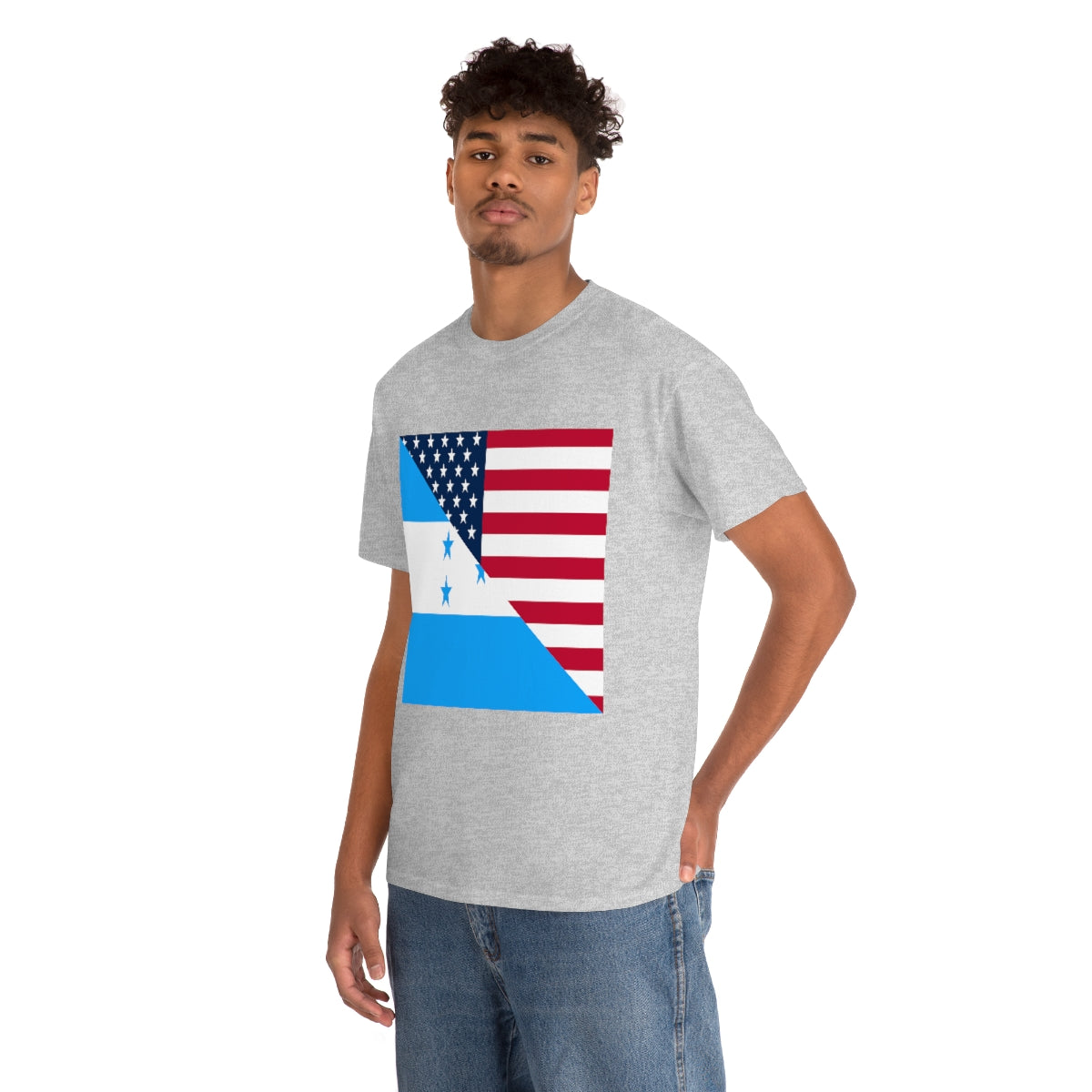 Honduran American Flag T-Shirt | Unisex Honduras USA Tee Shirt