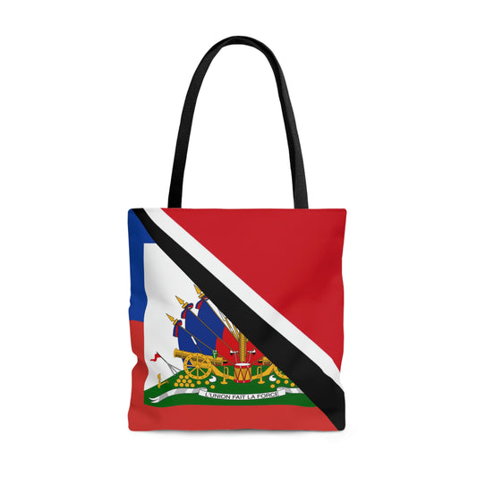 Haitian Trinidad and Tobago Flag Haitian Trini Tote Bag | Shoulder Bag