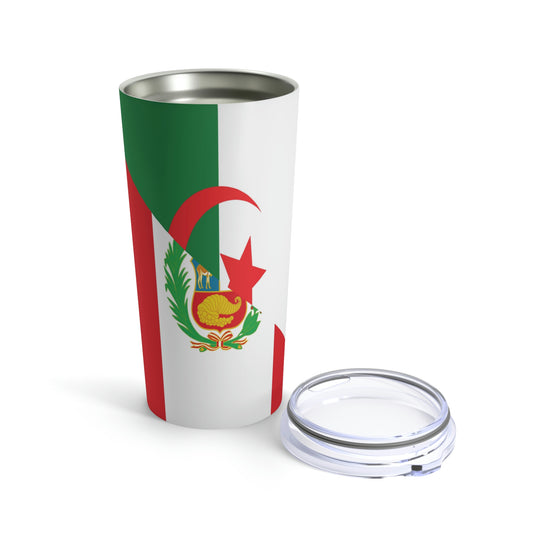 Peruvian Algerian Flag Peru Algeria Tumbler 20oz