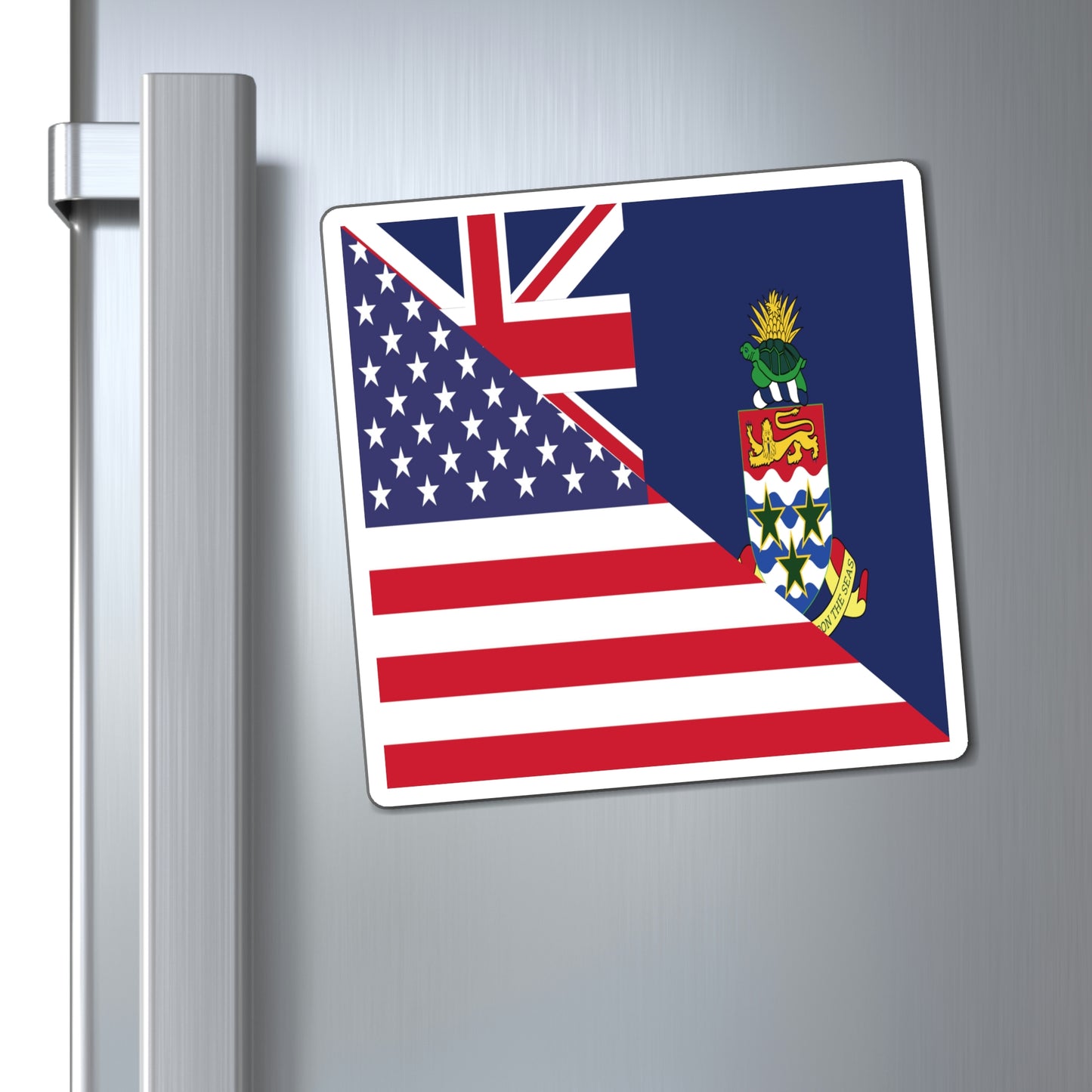 Cayman Islands American Flag Half Caymanian USA Magnet