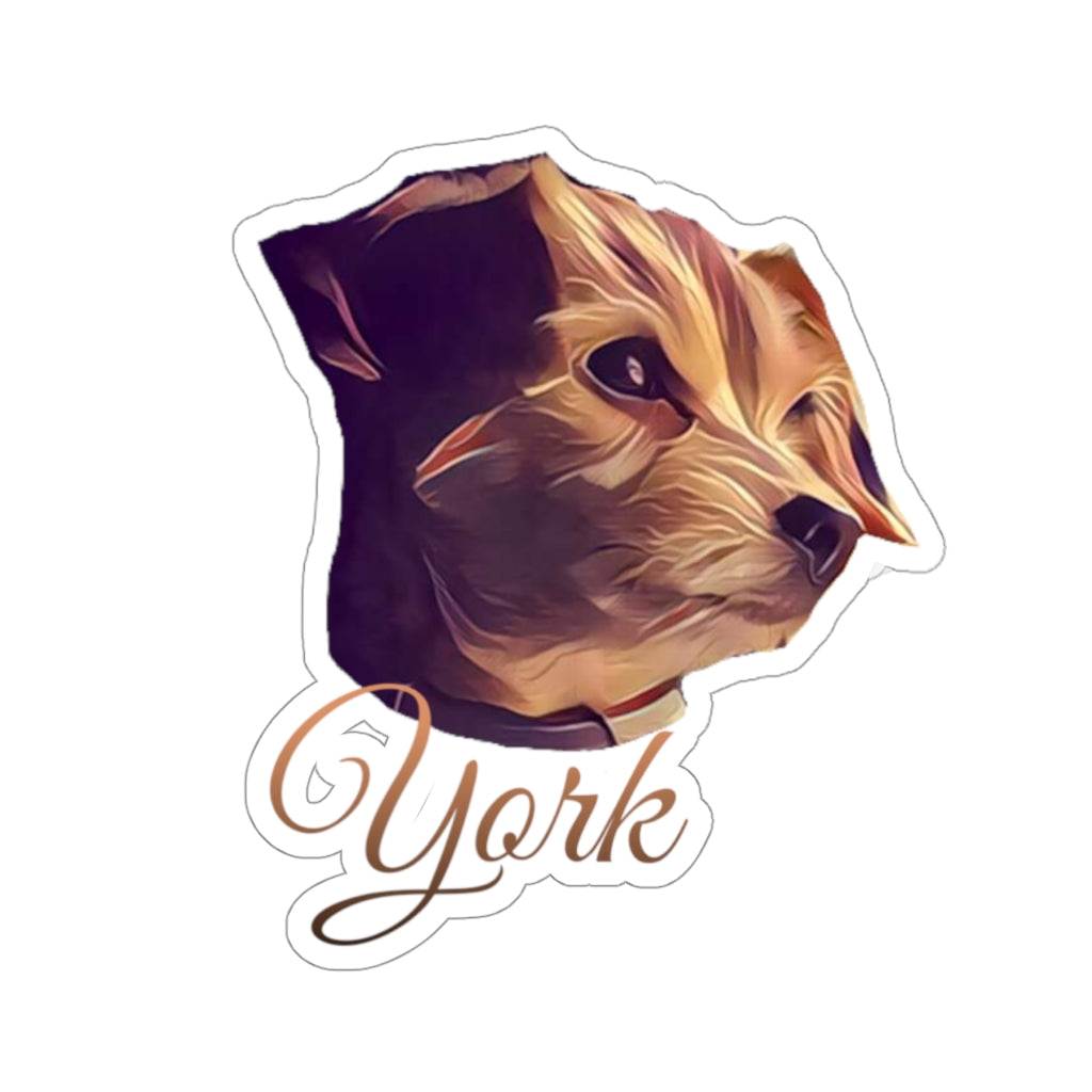 York Sticker | Yorkie Mix Dog Puppy Sticker