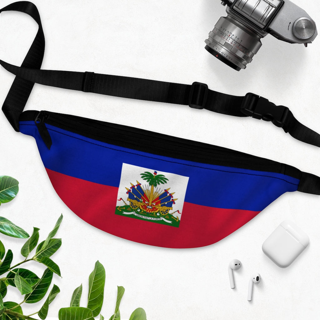 Haitian Flag Fanny Pack | Haiti Ayiti Belt Bag