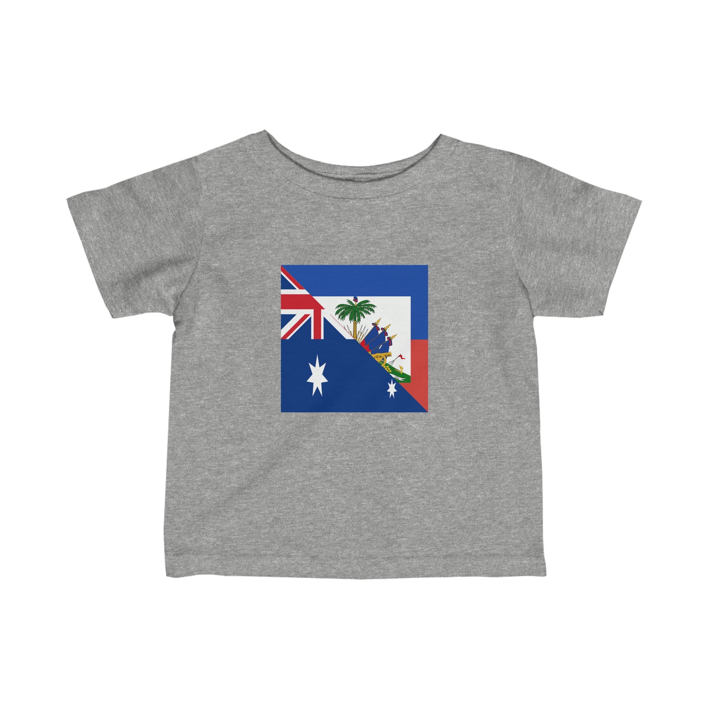 Infant Australian Haitian Flag Australia Haiti Toddler Tee Shirt