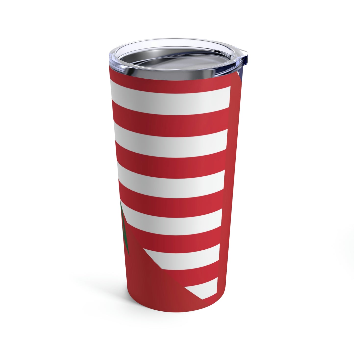 Moroccan American Flag Morocco USA Tumbler 20oz