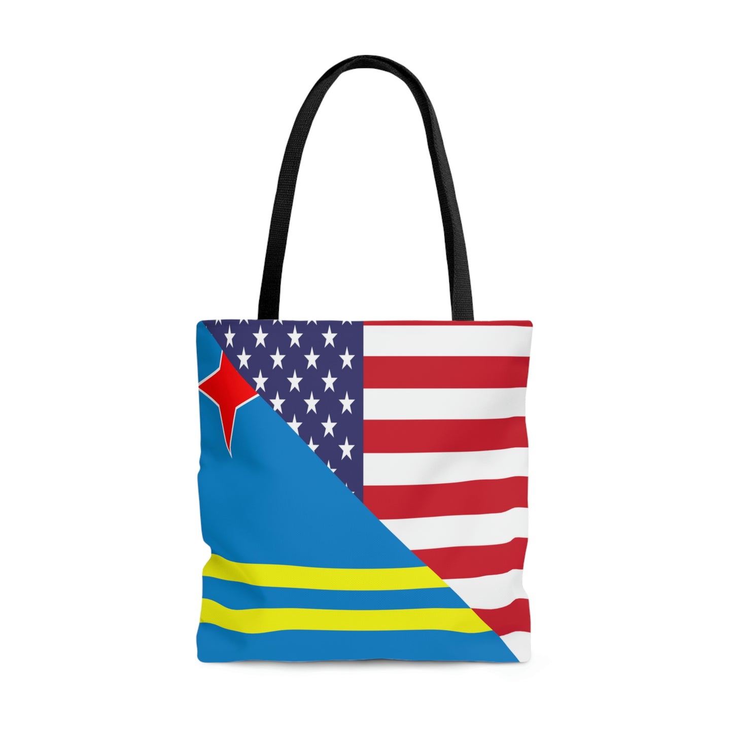 Aruba American Flag Aruban USA Tote Bag | Shoulder Bag