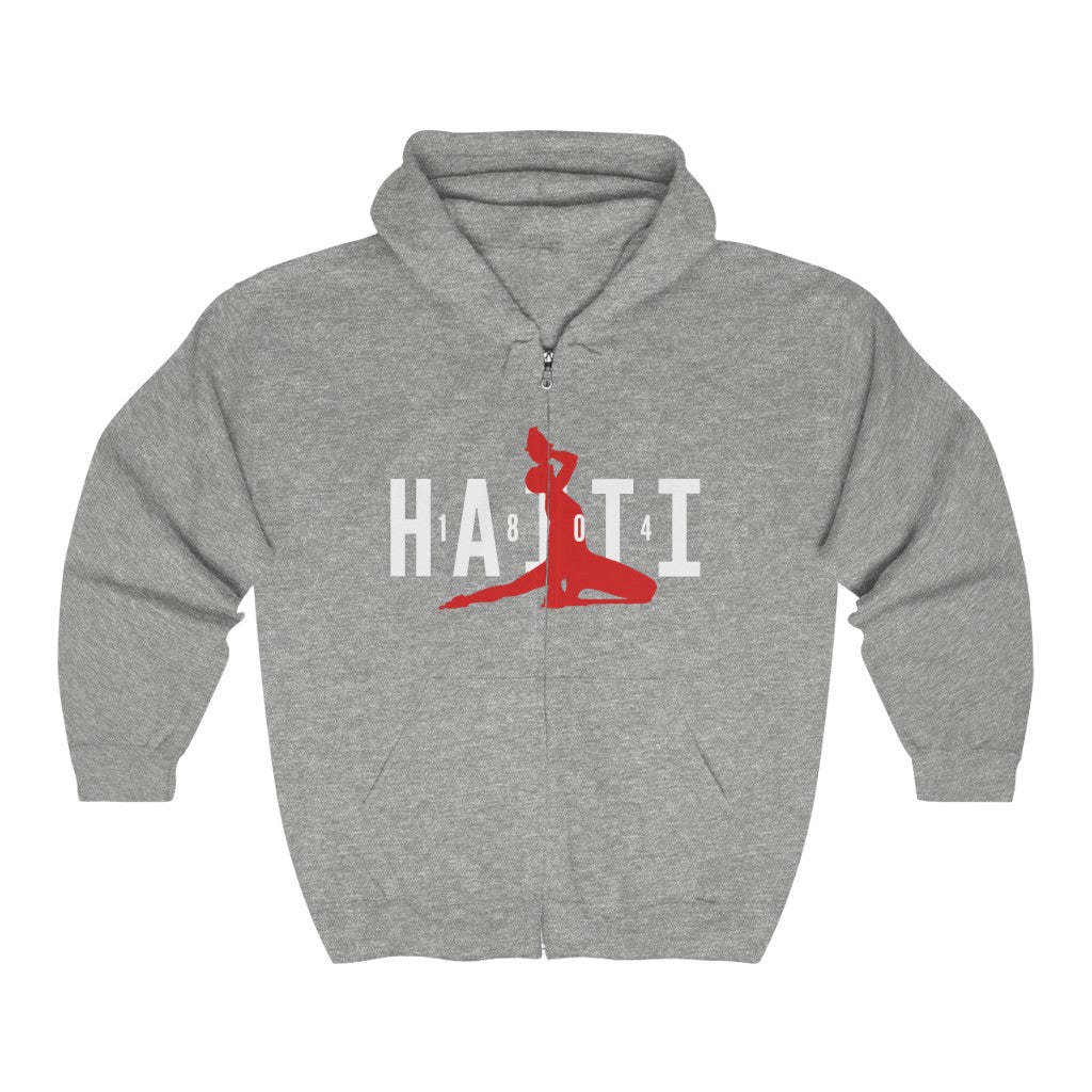 1804 Neg Mawon Haiti Neg Marron Haitian Revolution Zip Hoodie | Hooded Sweatshirt