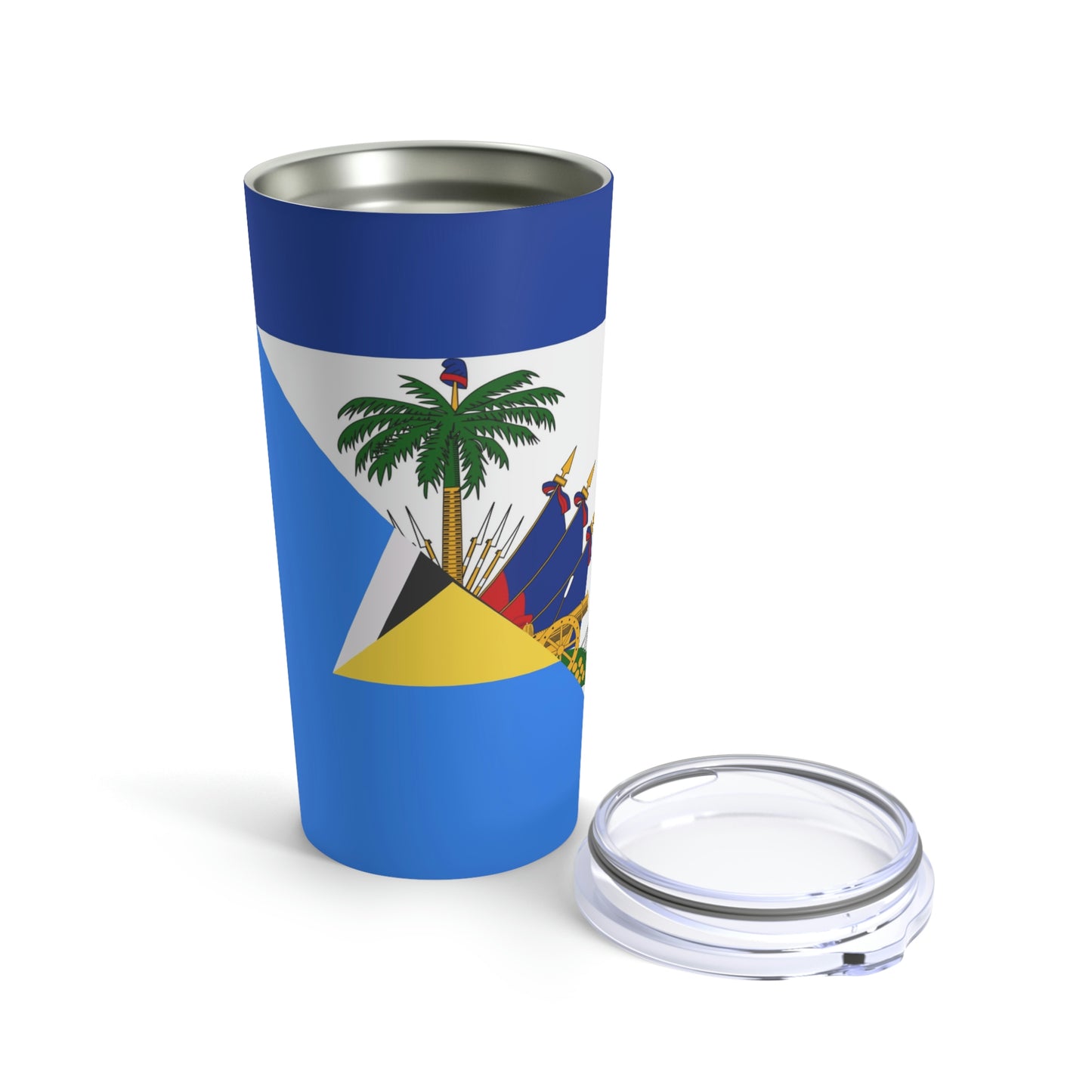 Haiti St Lucia Flag Haitian Tumbler 20oz