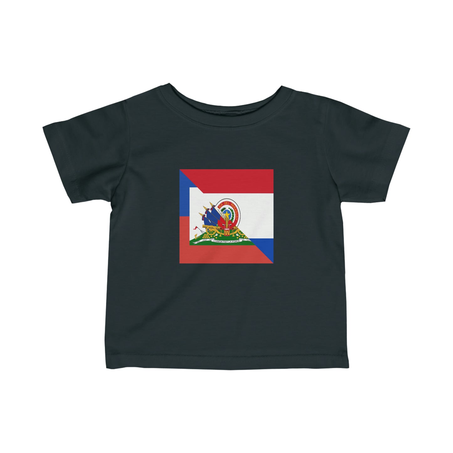 Infant Haitian Paraguayan Flag | Haiti Paraguay Toddler Tee Shirt