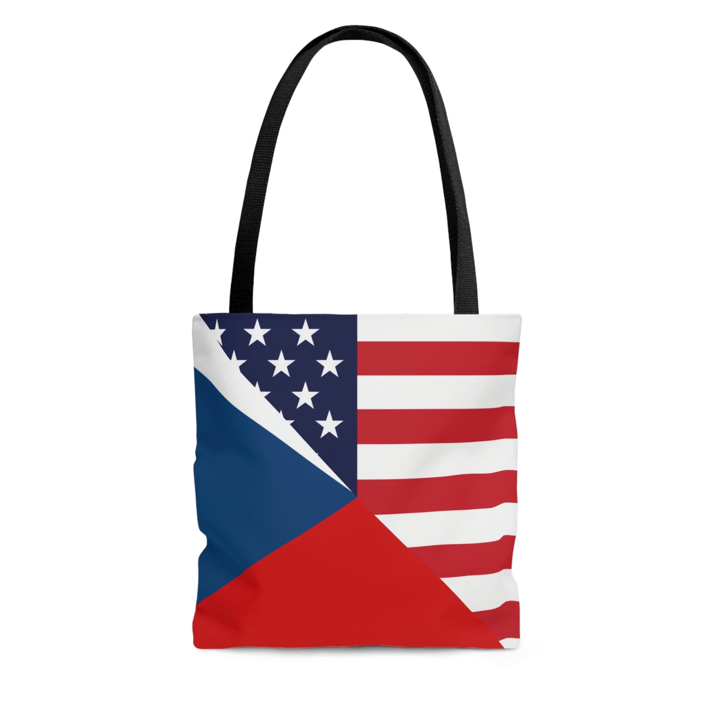 Czech Republic American Flag Czechia USA  Tote Bag | Shoulder Bag