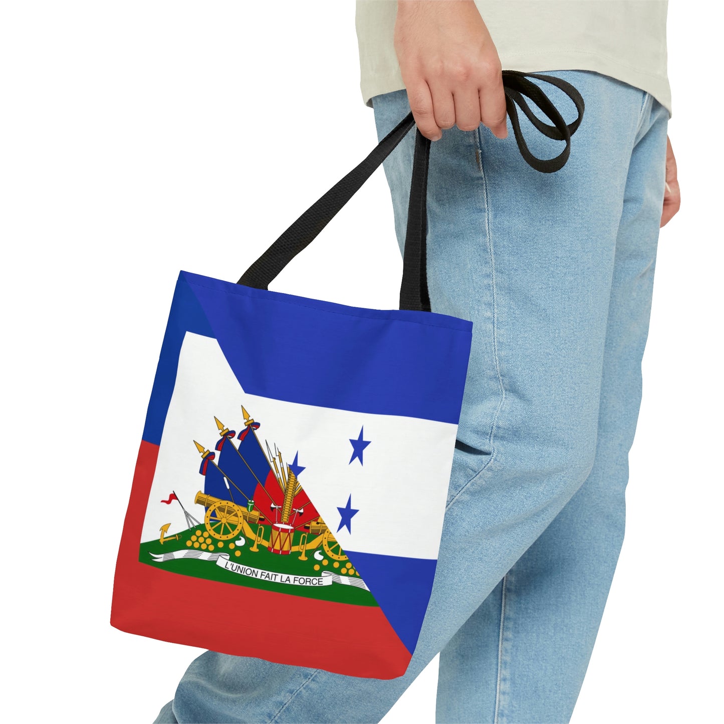 Haitian Honduran Half Haiti Honduras Flag Tote Bag | Shoulder Bag