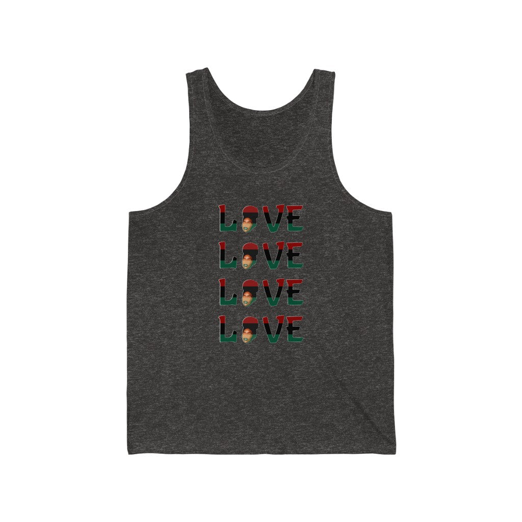 Black Love Tank Top