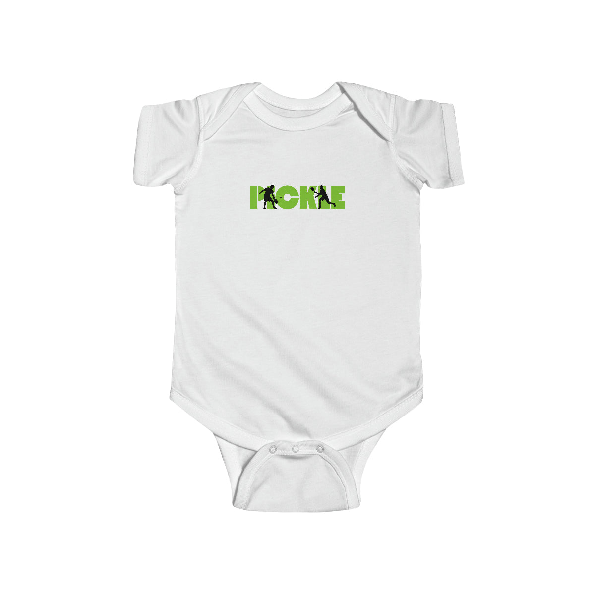 Pickleball Match Pickle Ballers Game Baby Bodysuit | Newborn Boy Girl