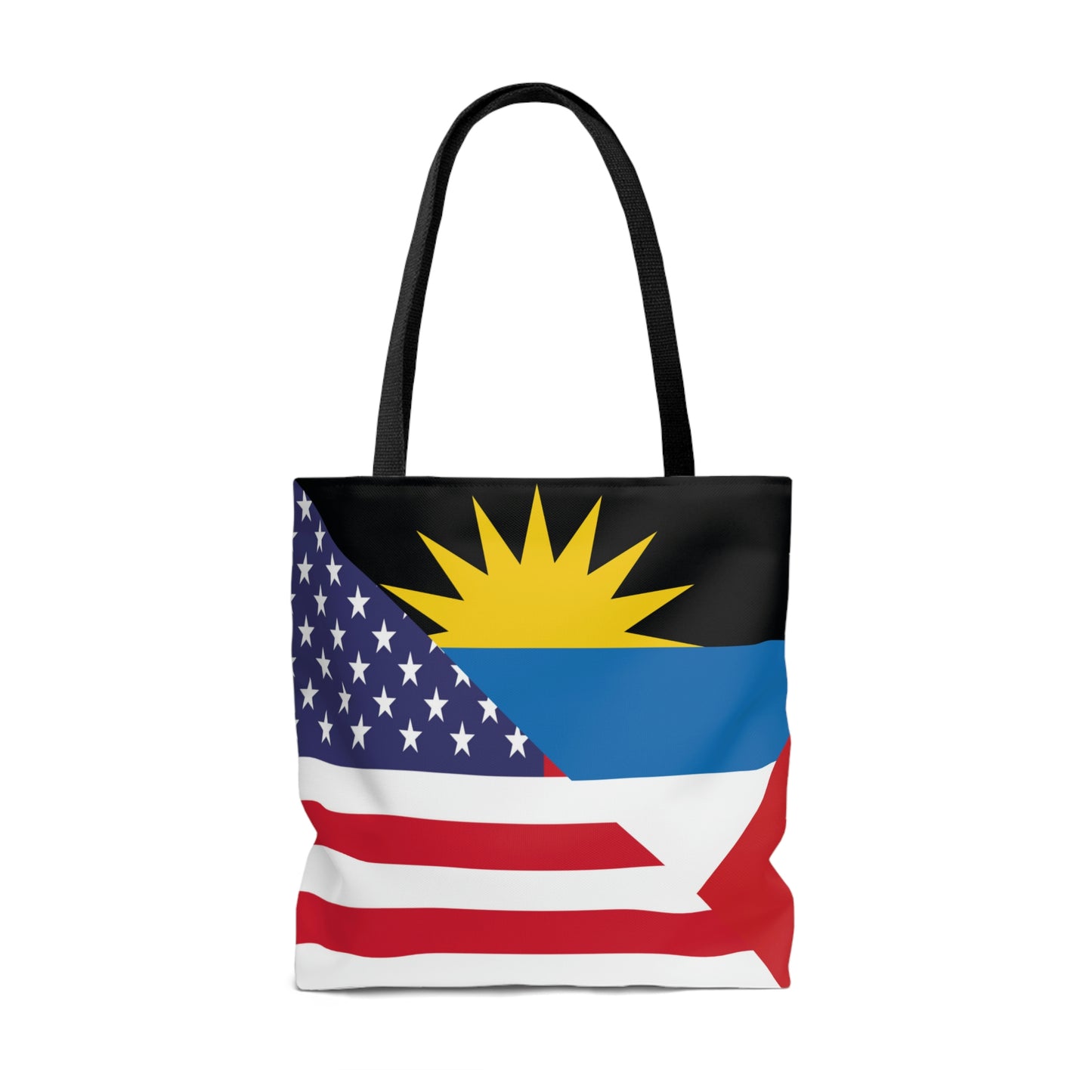 Antigua and Barbuda American Flag Antiguan USA Tote Bag | Shoulder Bag