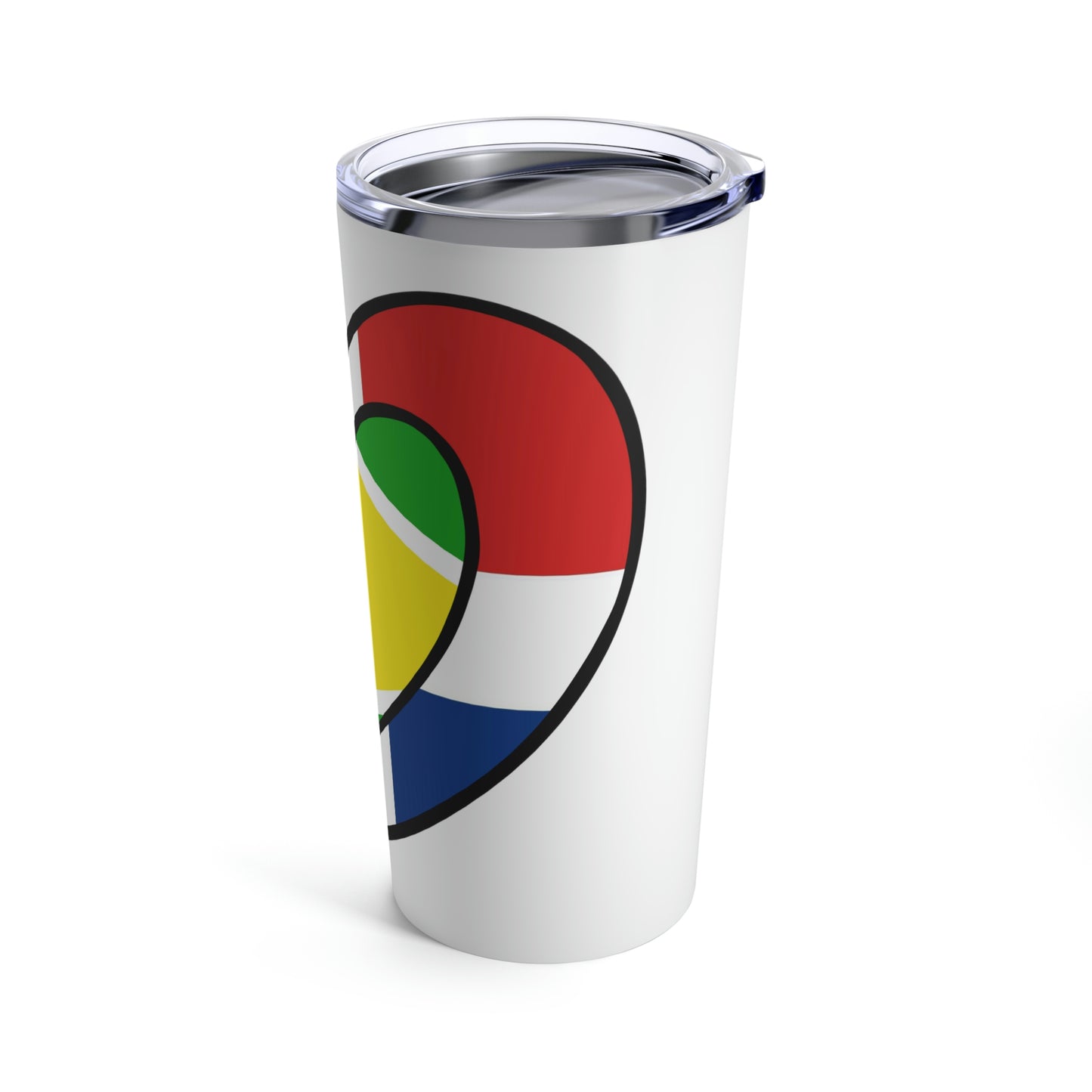 Dominican Republic Guyana Flag Heart Valentines Day Gift Guyanese Tumbler 20oz