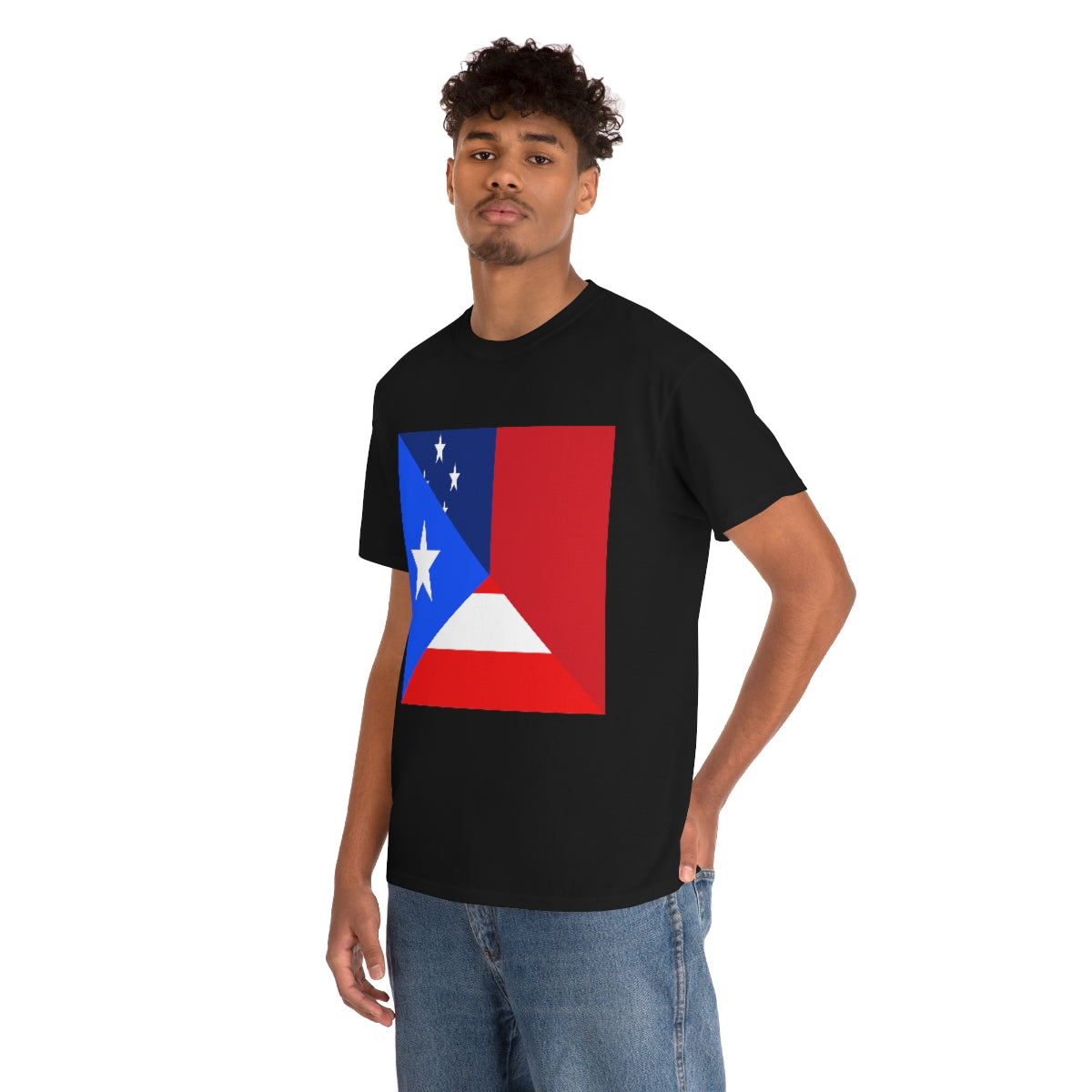 Puerto Rico Samoa Flag Half Puerto Rican Samoan T-Shirt | Unisex Tee Shirt