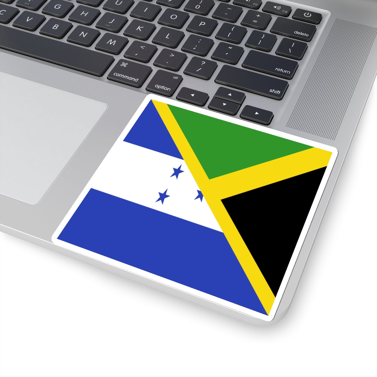 Jamaican Honduran Flag Sticker | Jamaica Honduras Flag Sticker