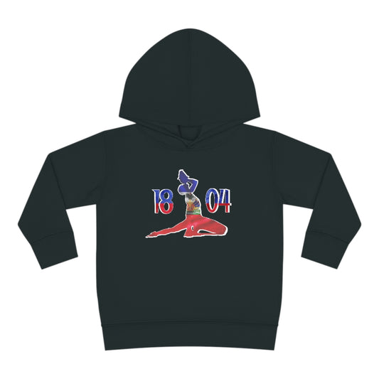 Toddler Haitian Flag Neg Mawon 1804 Pullover Fleece Hoodie | Haiti Neg Marron