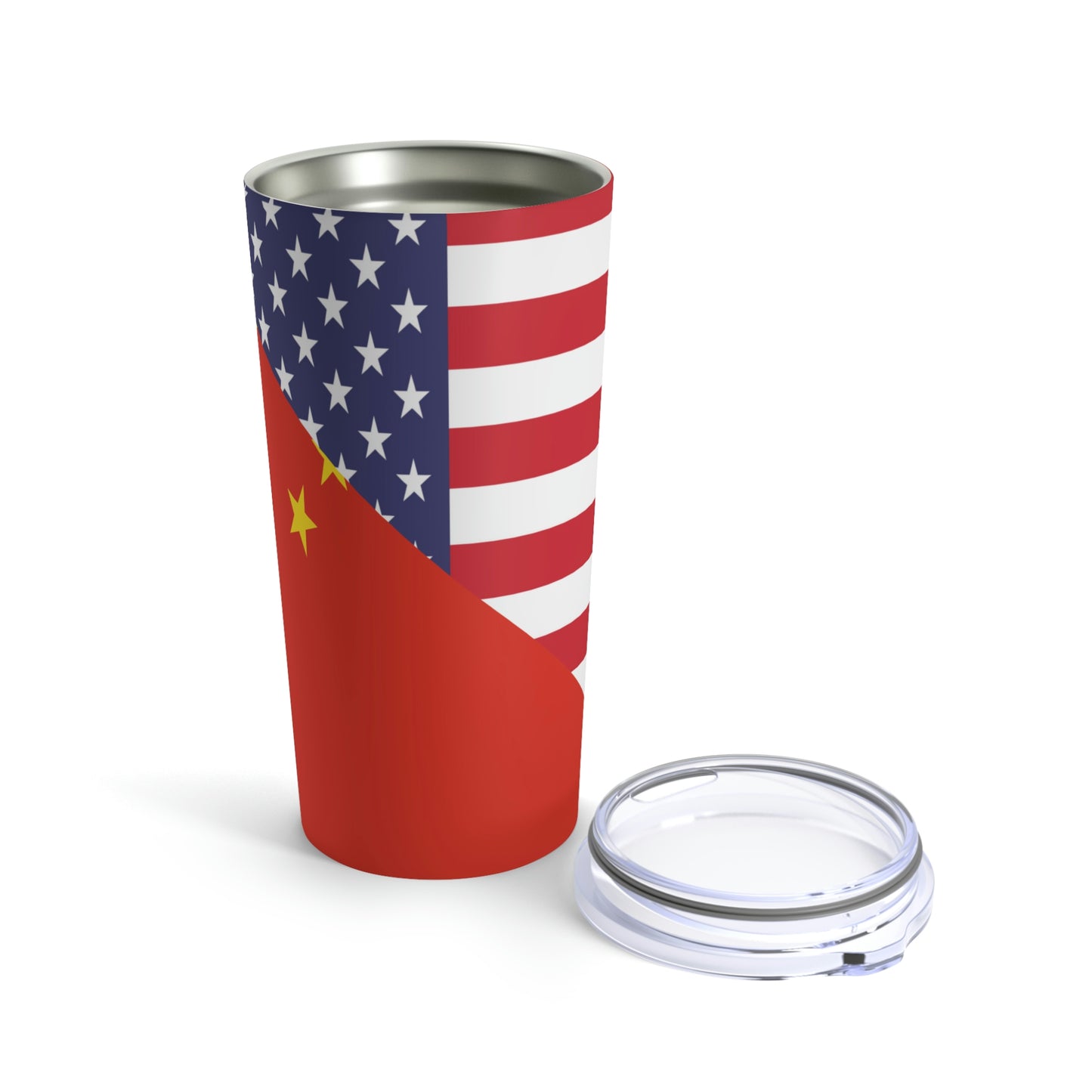 Chinese American Flag China USA Tumbler 20oz