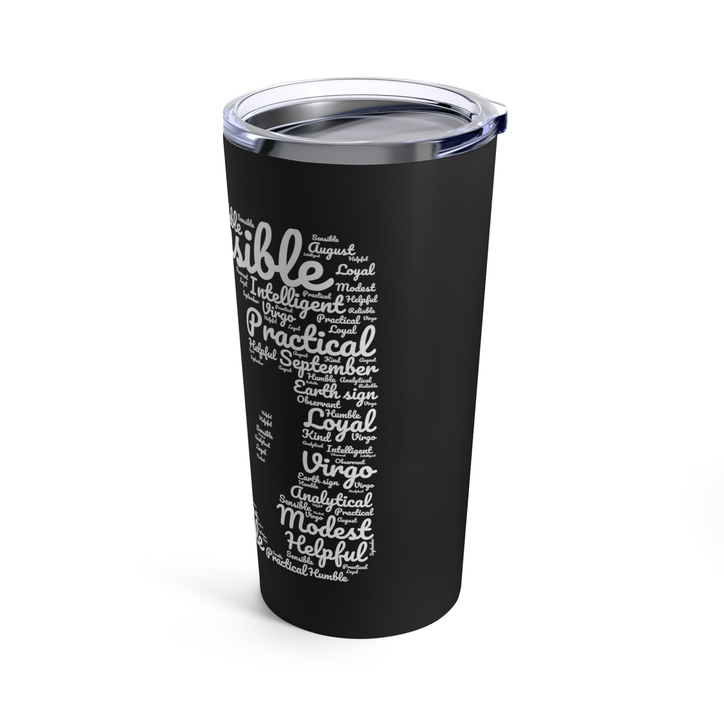 Virgo Zodiac Astrology Sign Traits White Tumbler 20oz