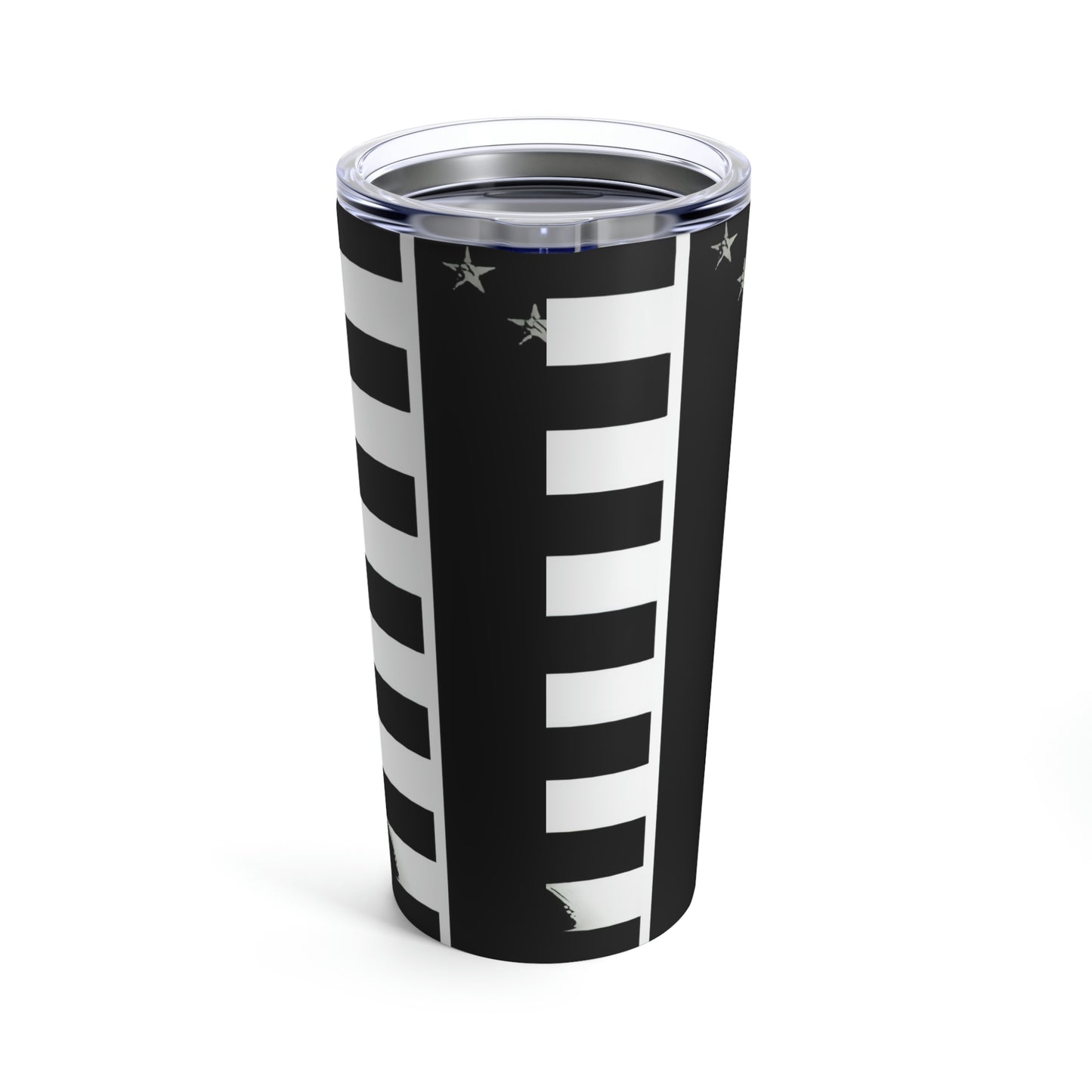 Black And White Haitian American Flag | Haiti USA Tumbler 20oz