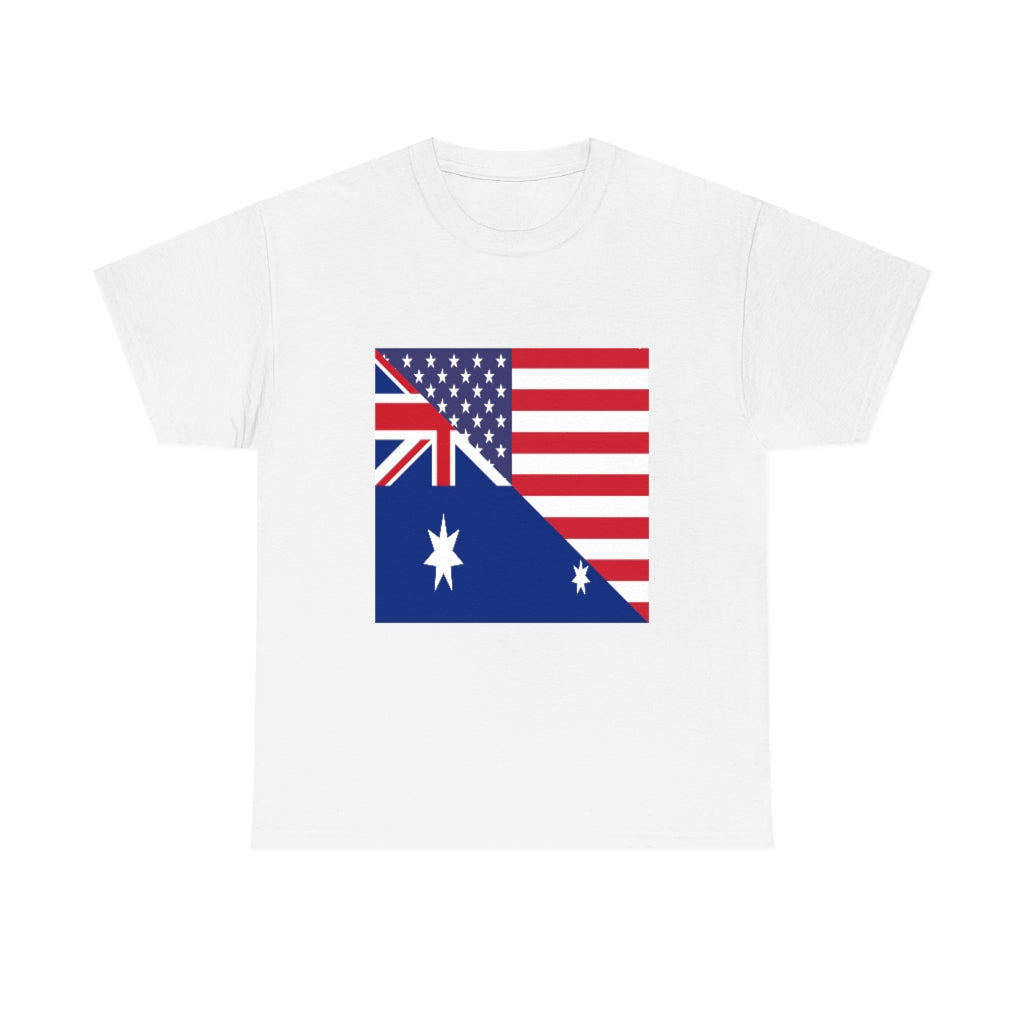 Australian American Flag Tshirt | Unisex Australia USA Men Women Shirt