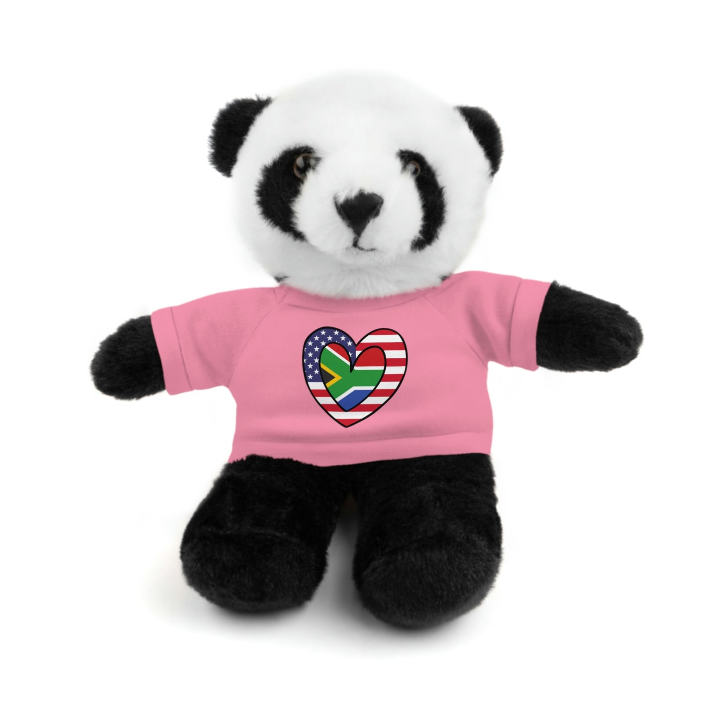 South African American Valentines Day Gift Stuffed Animal | SA USA Flag Toy