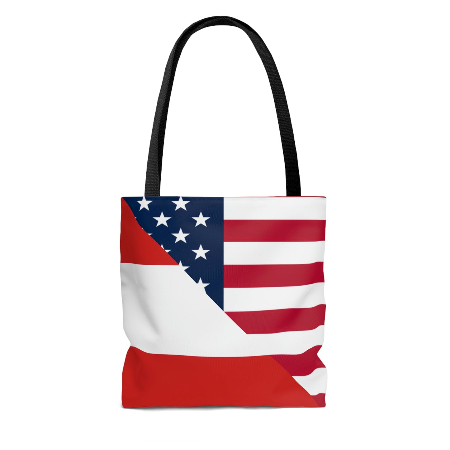 Austrian American Flag Austria USA Tote Bag | Shoulder Bag