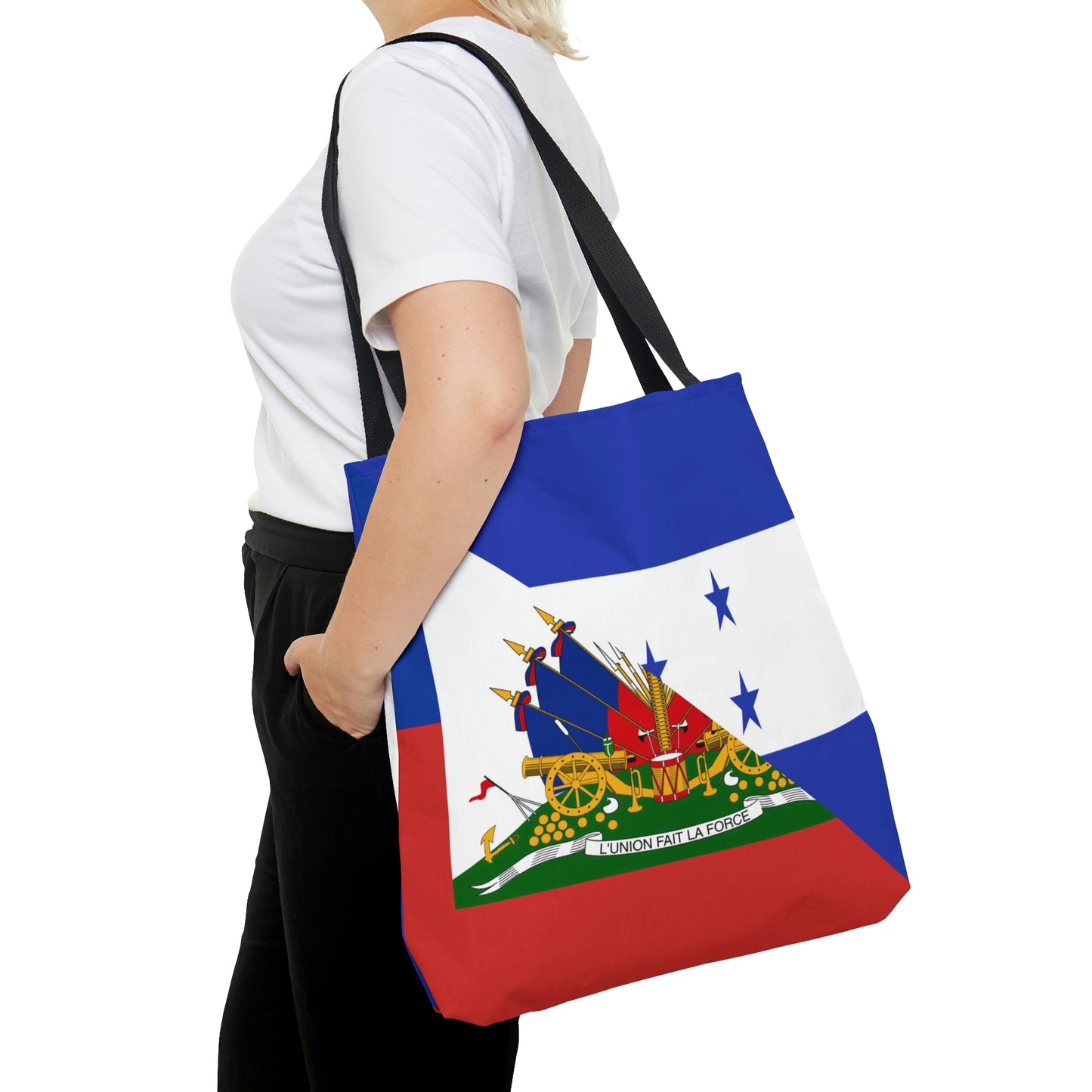 Haitian Honduran Half Haiti Honduras Flag Tote Bag | Shoulder Bag