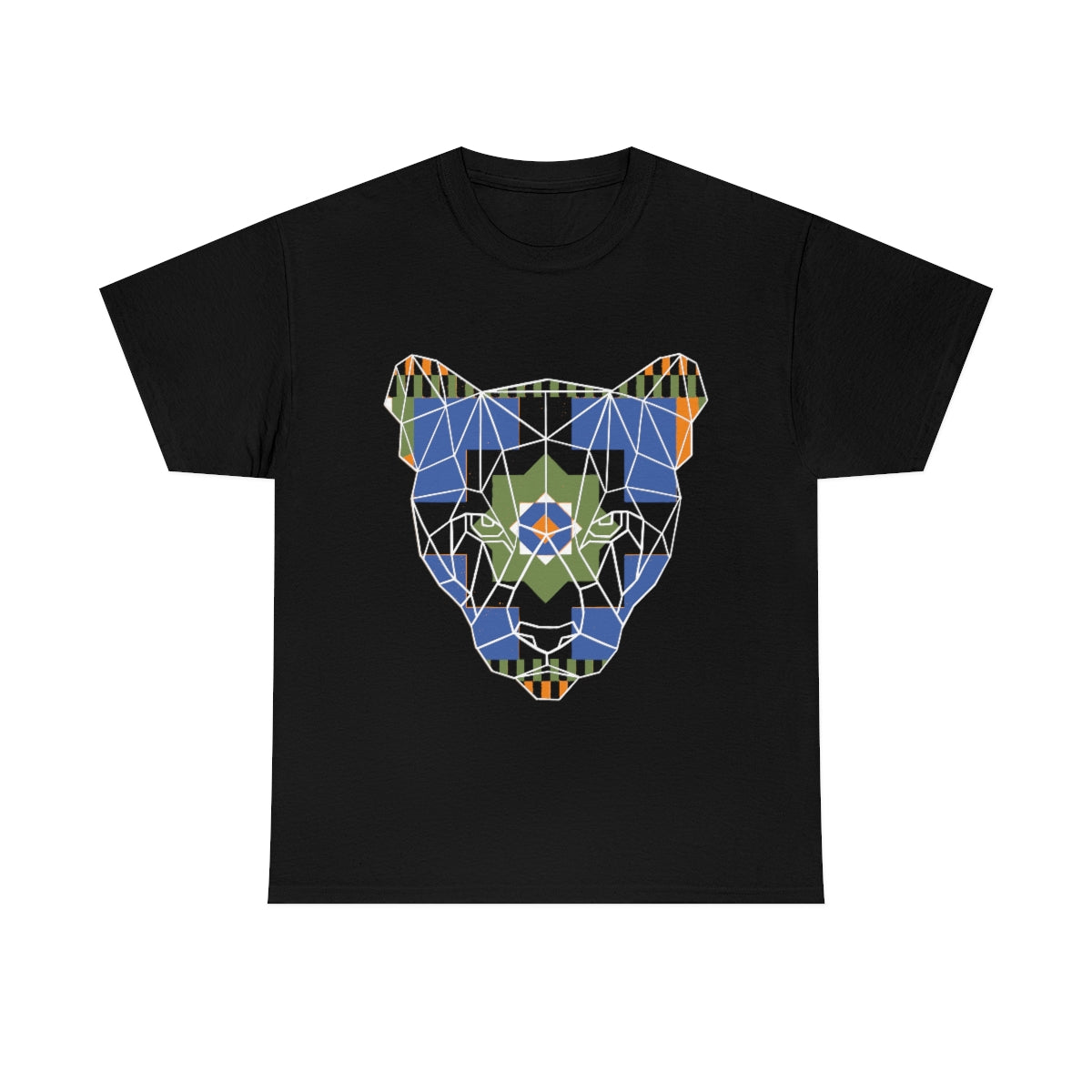 Kente Panther Shirt | Unisex African Tribal Lion T-Shirt