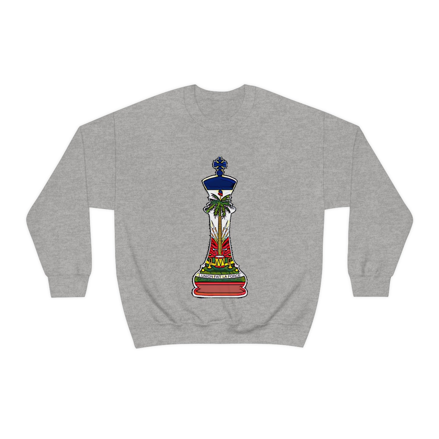 Haitian King Flag Crewneck Sweatshirt