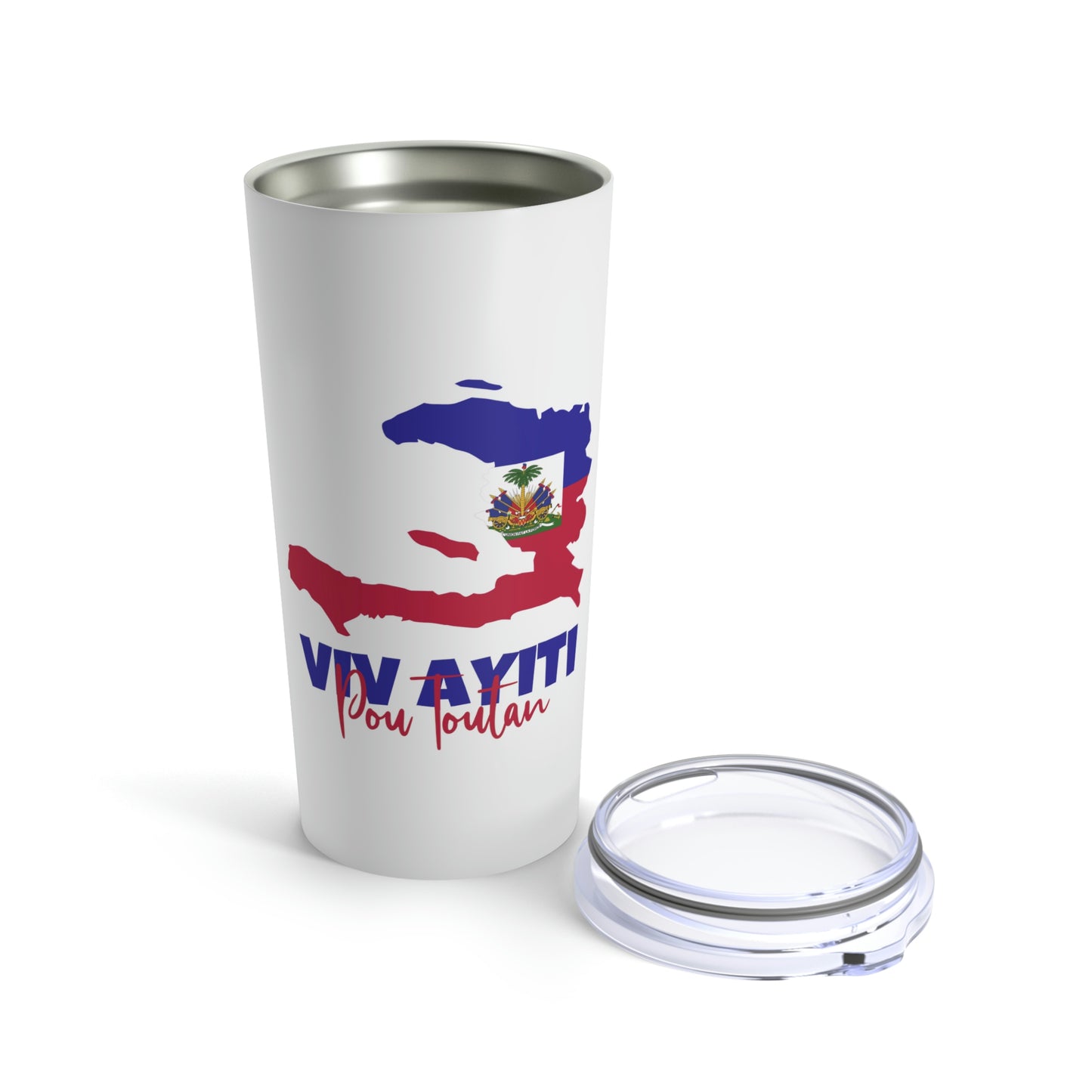 Viv Ayiti Pou Toutan Haitian Forever Haiti Tumbler 20oz Beverage Container