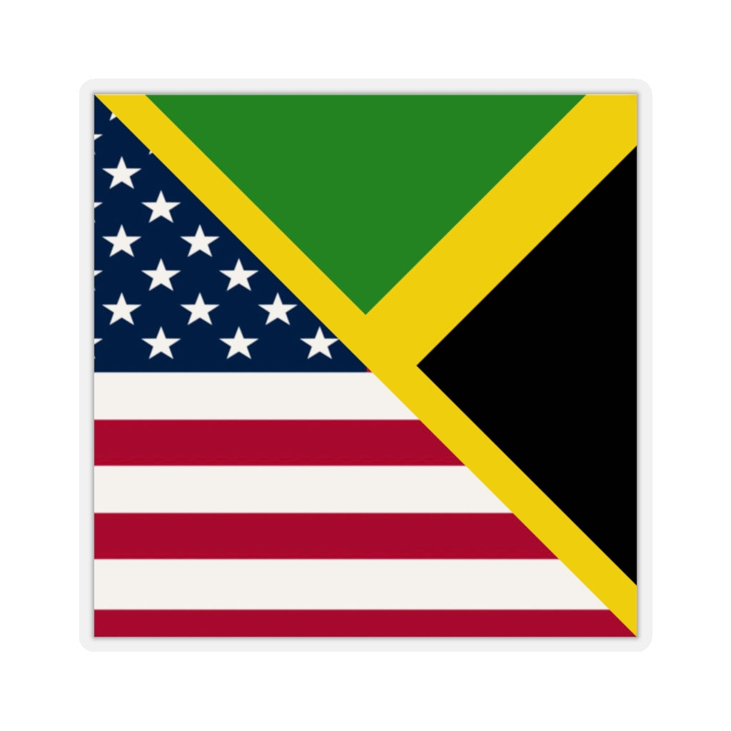 Jamaican-American Sticker | Jamaica USA