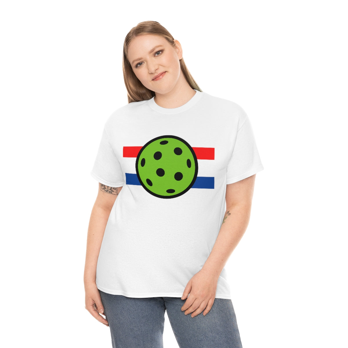 Pickleball Red White and Blue Tee Shirt | Unisex Pickle Ball T-Shirt