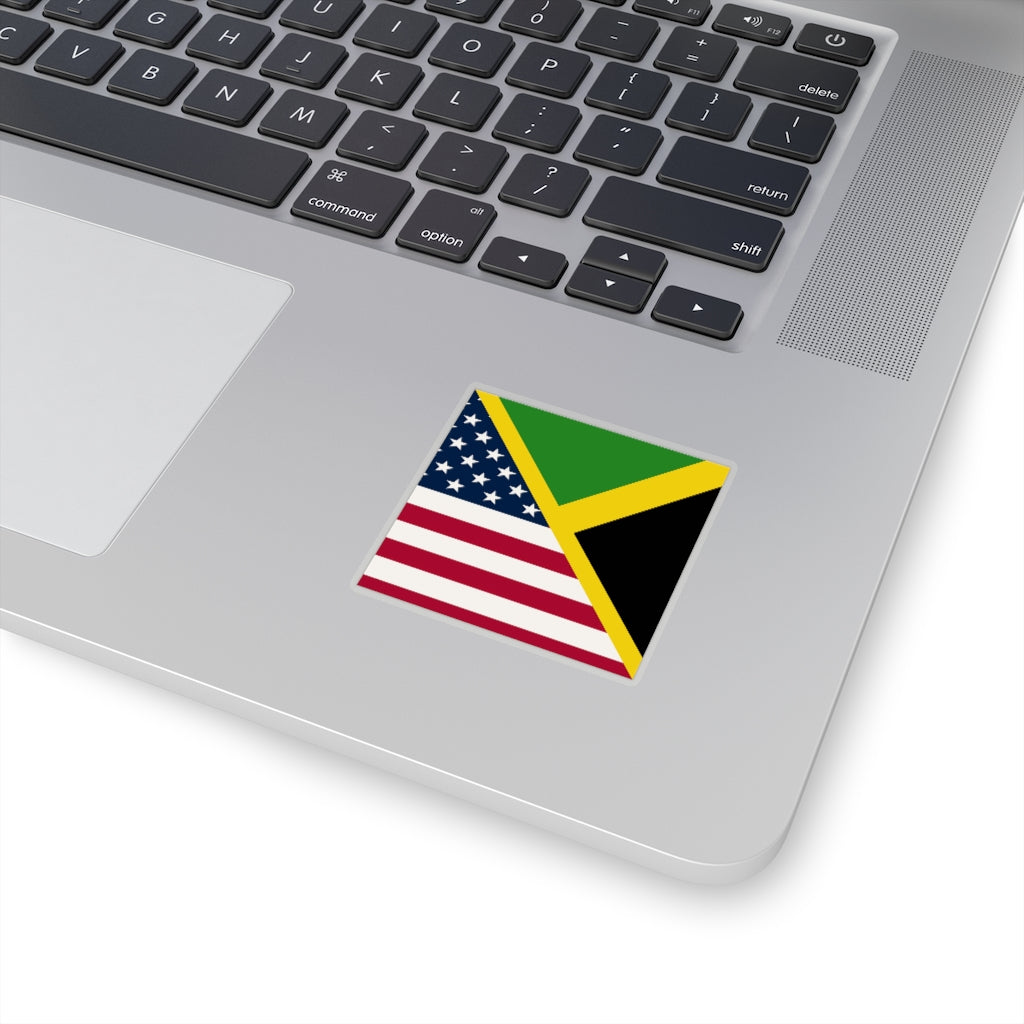 Jamaican-American Sticker | Jamaica USA