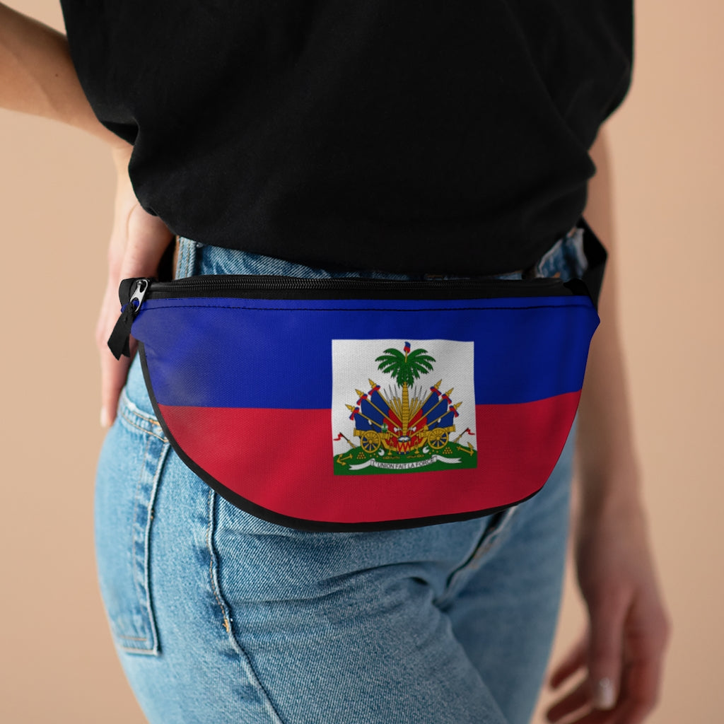 Haitian Flag Fanny Pack | Haiti Ayiti Belt Bag