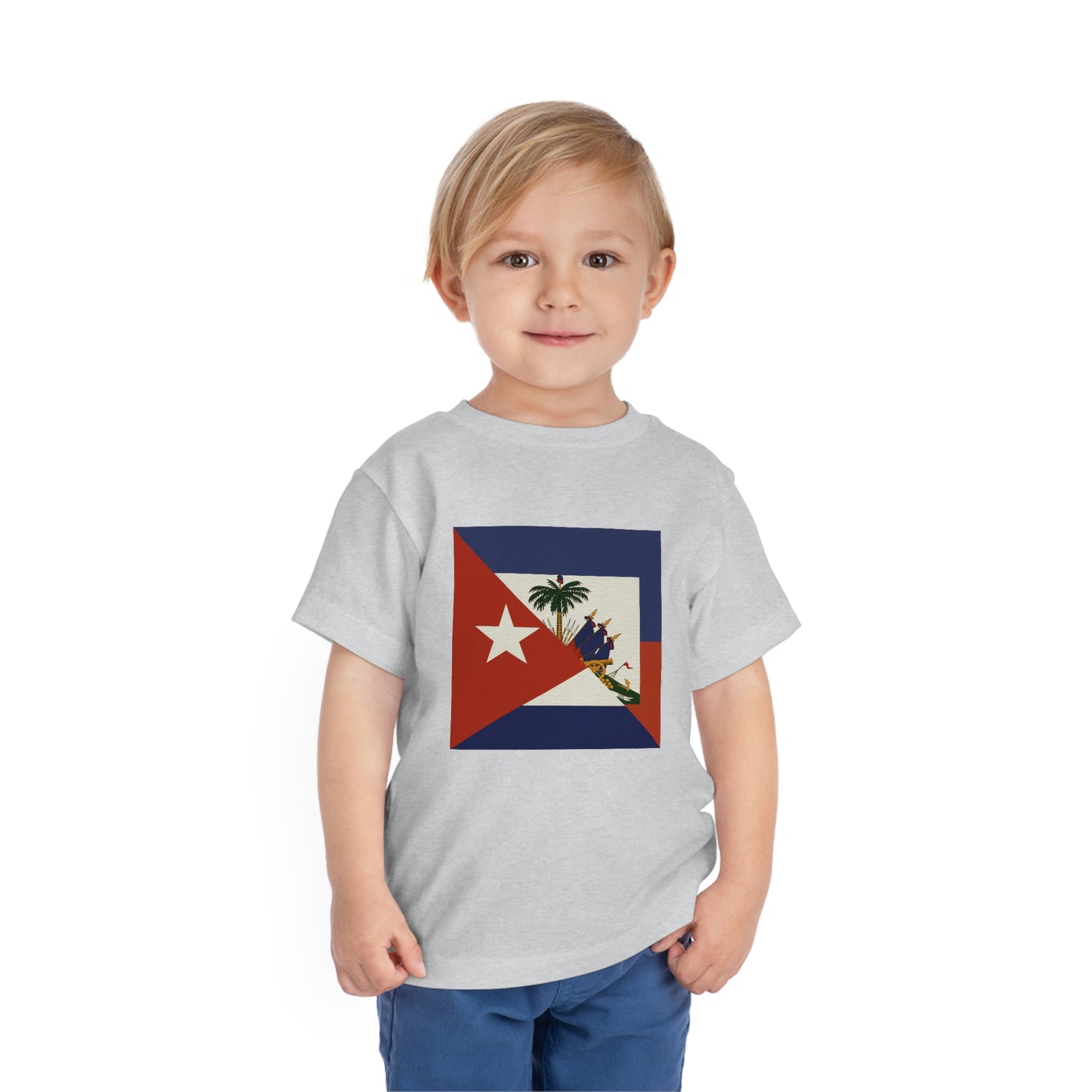 Haitian Cuban Toddler Short Sleeve Tee | Haiti Cuba Ships from USA