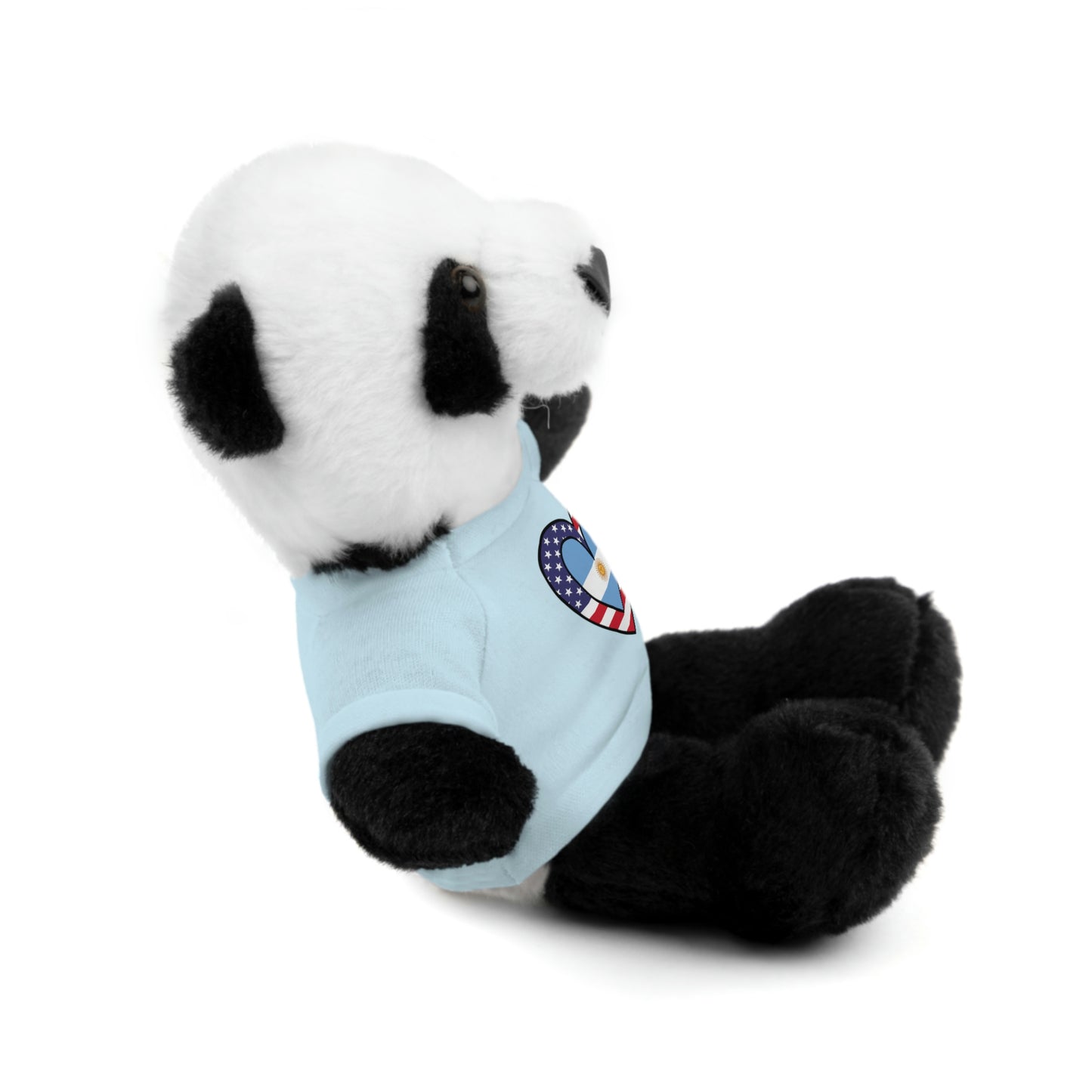 Argentinian American Valentines Day Gift Stuffed Animal | Argentina USA Flag Toy