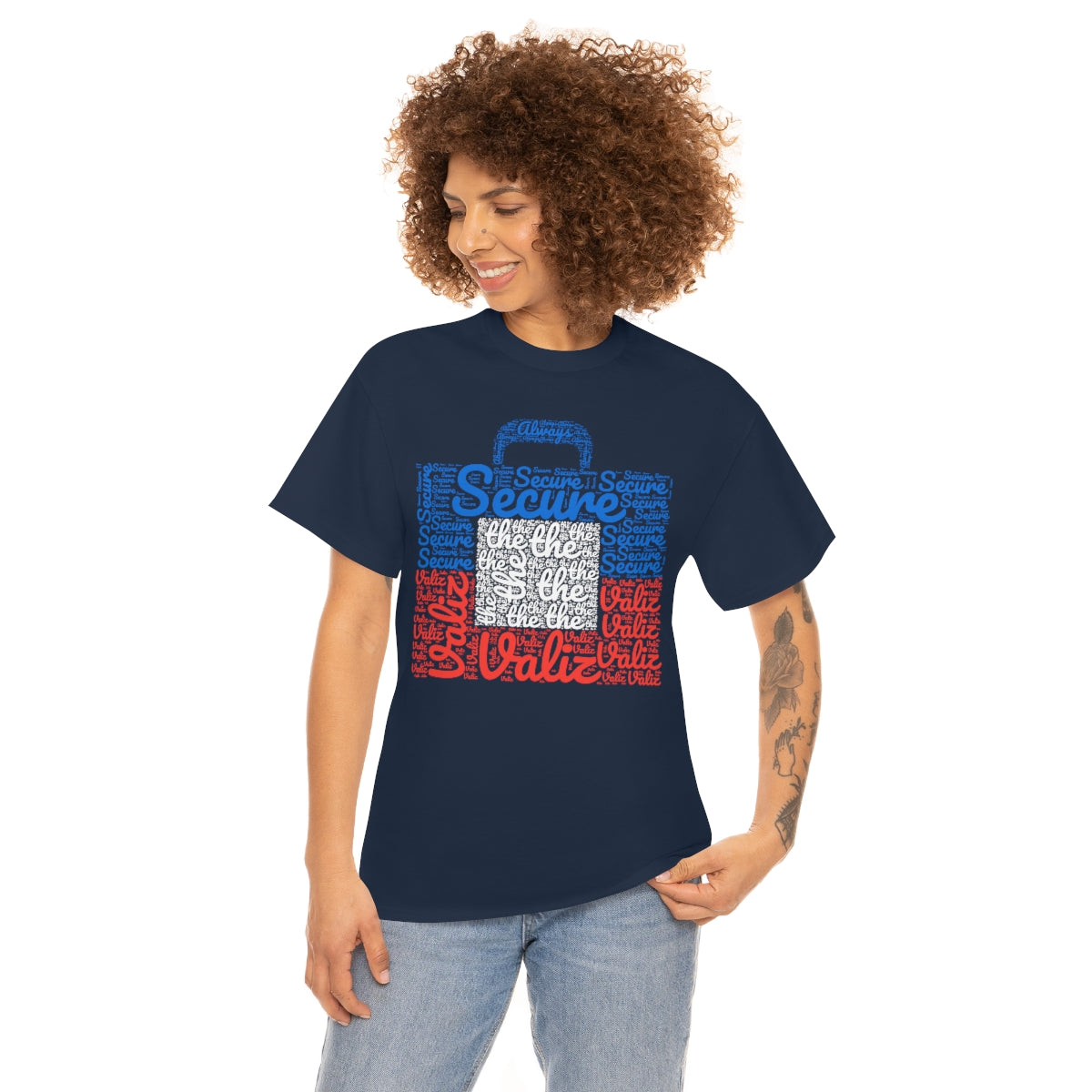 Secure the Valiz Tee Shirt | Unisex Haitian Flag Haiti T-Shirt