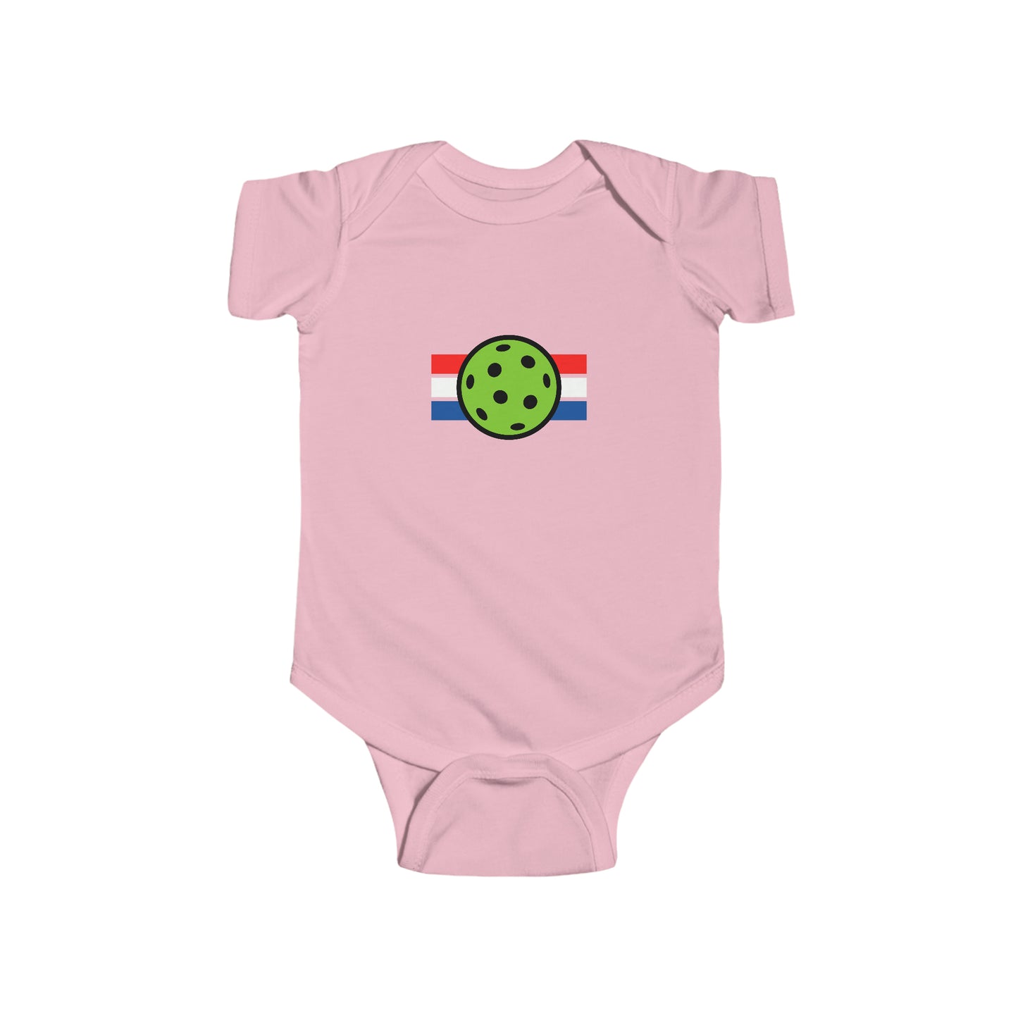 Pickleball USA Pickleballer Ball Baby Bodysuit | Newborn Boy Girl